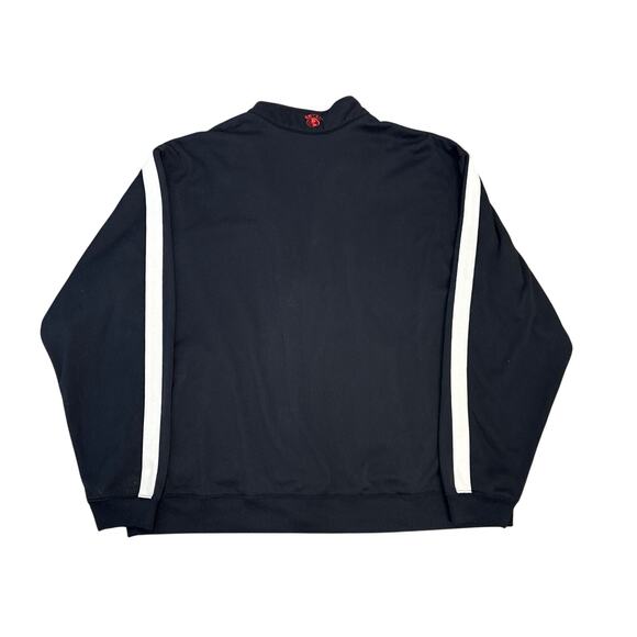 Y2K EB TEK Eddie Bauer Tech activewear black white track jacket XL 26x27 - Picture 3 of 5